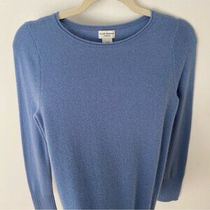 Club Monaco Cashmere Essential Crewneck Sweater in Cerulean Blue